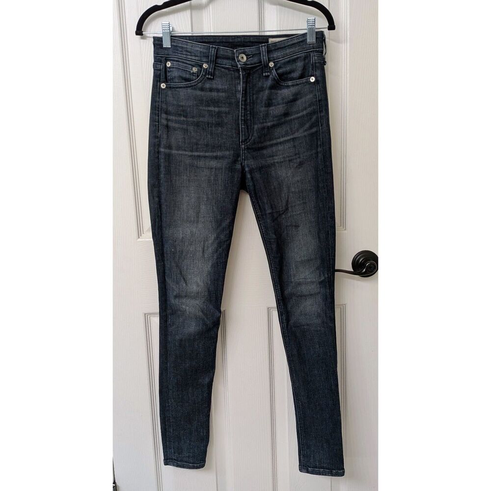 Rag & Bone Slim “Modele” Denim High-Rise Designer Jeans Size 26